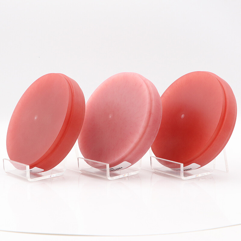5 Pieces OD98mm Monochromatic Pink PMMA Blocks for CAD/CAM Milling – 2ST/3ST