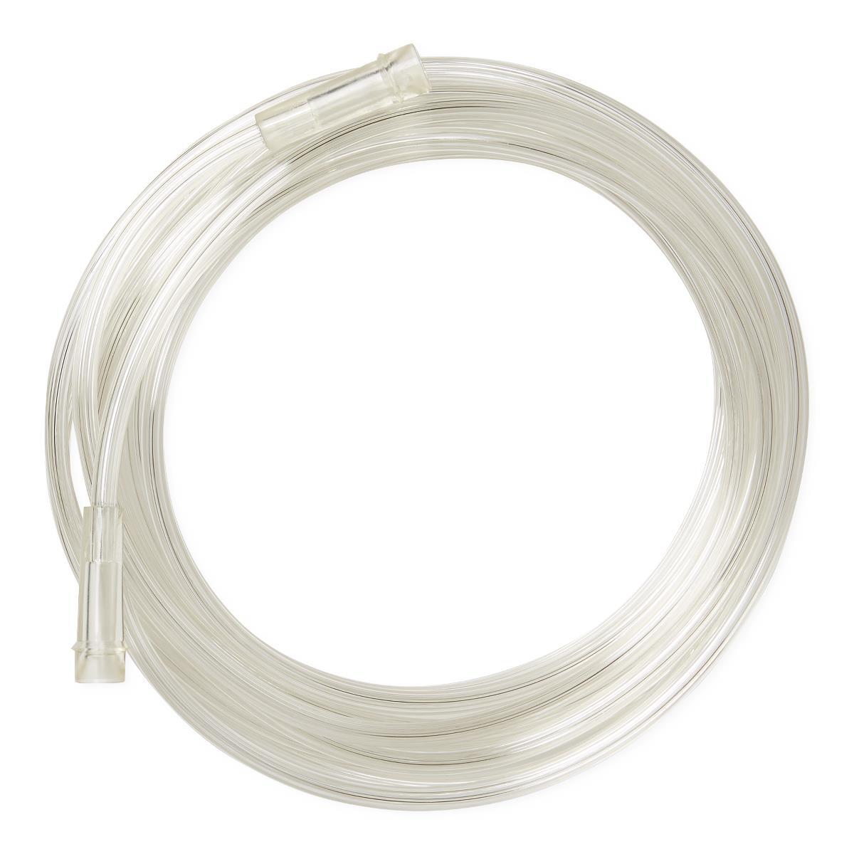 7ft Oxygen Tubing Clear Crush Resistant Universal Connector Medline HCS4507 4/PK
