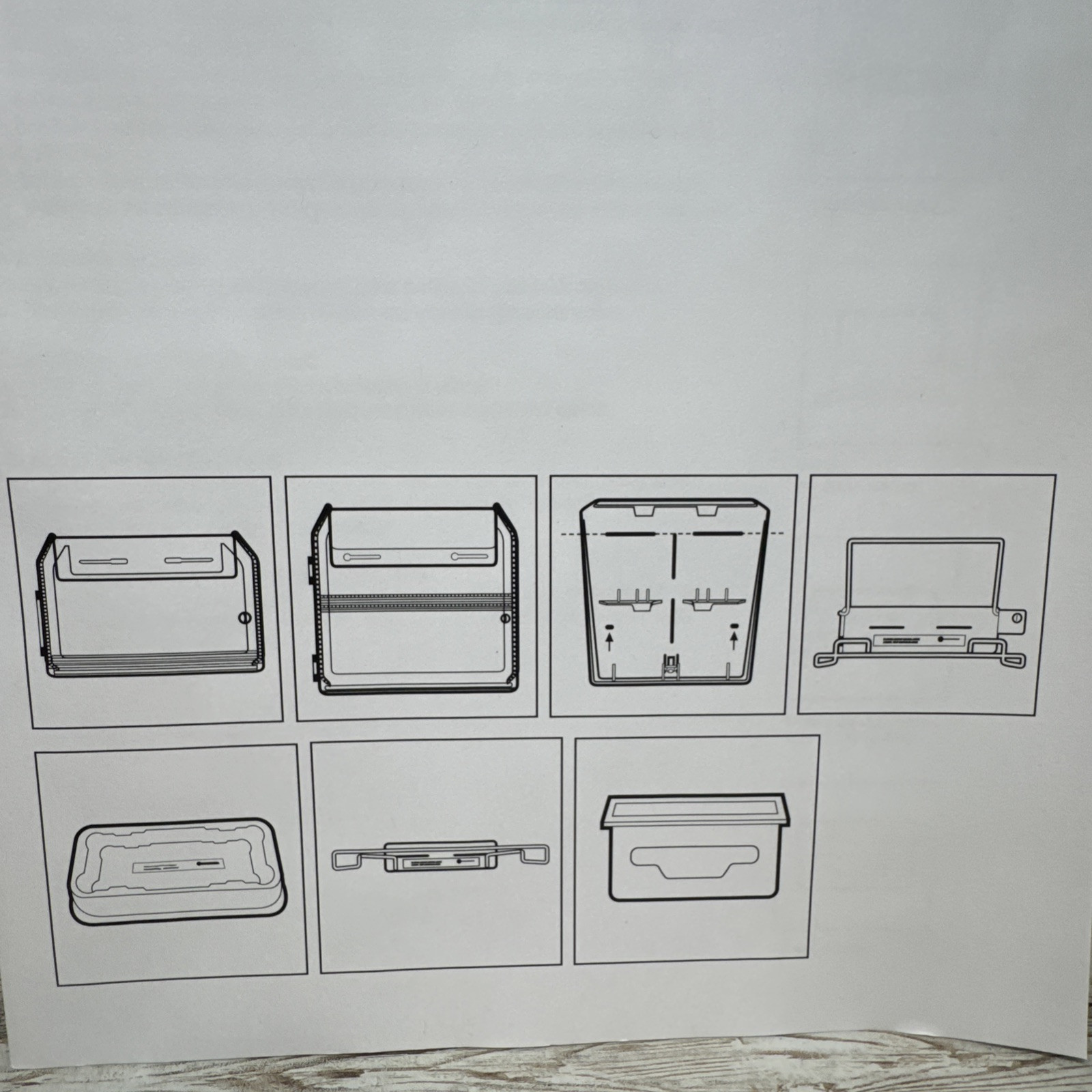 Cardinal Health Monoject Wall Cabinet Safety In-Room Container 2 & 3 Gallon