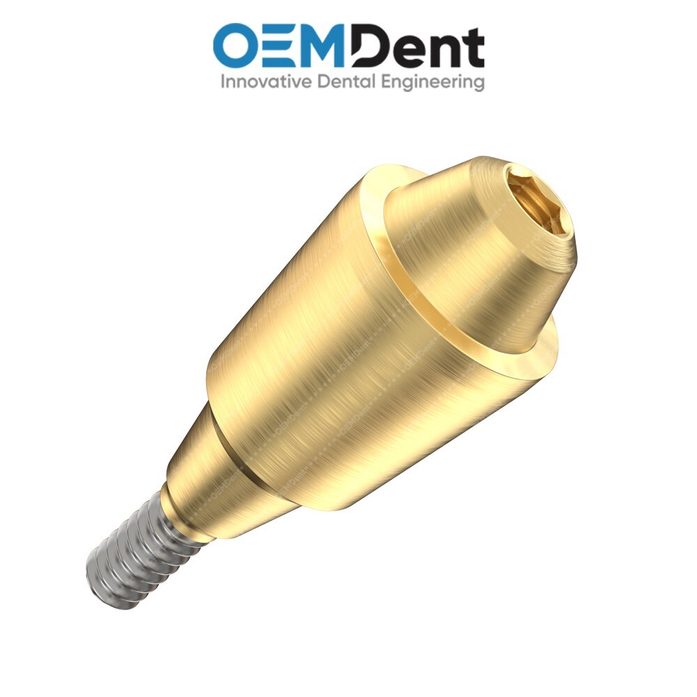 Dental Straight Multi Unit 1.6mm Titanium Set NP Nobel Active®Compatible Conical