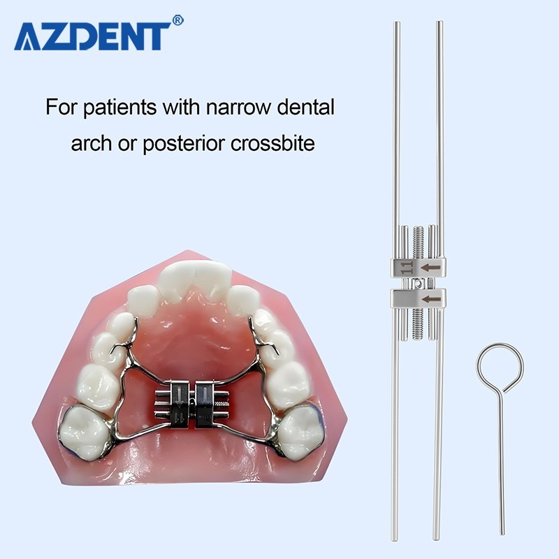 AZDENT Dental Orthodontic Expansion Screw stainless steel Expander For Bands