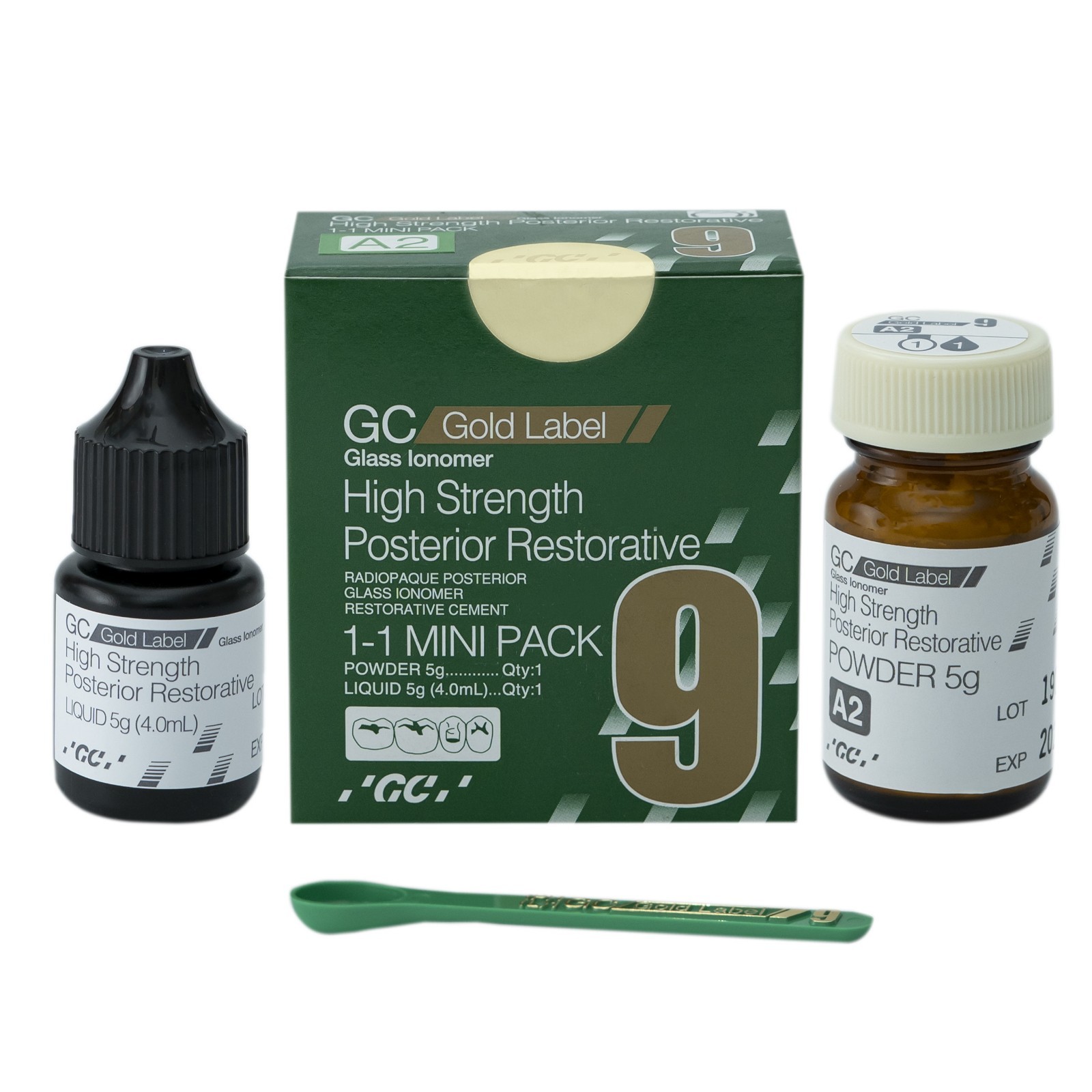 GC 9 Posterior Restorative Mini Pack Glass Ionomer Cement- Same as Picture