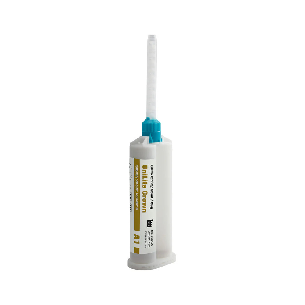 Dental DSI Temporary C&B Material Self Cured 80g Crown & Bridge 1:1 Cartridge