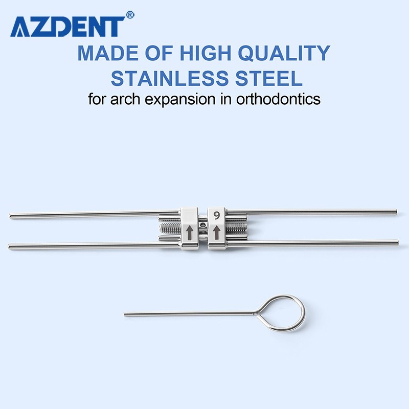 AZDENT Dental Orthodontic Expansion Screw stainless steel Expander For Bands
