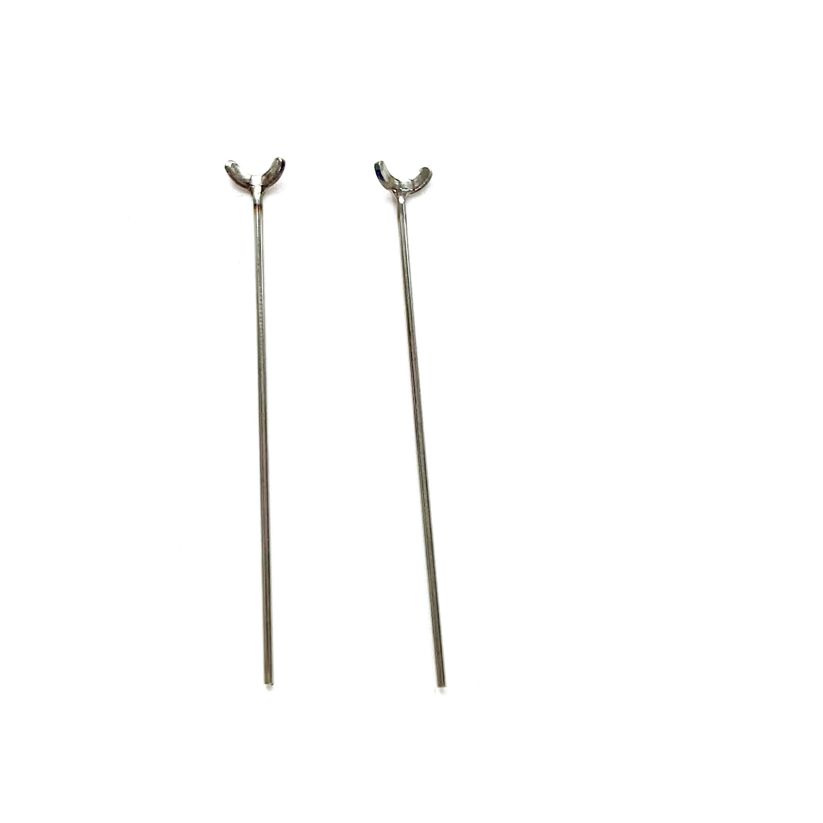 50Pcs Dental Ball Retainer J Clasp Oblique Clasps 0.8mm Y-Type Ortho Scheu Style