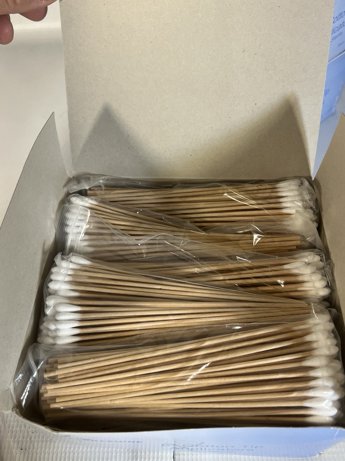 Starryshine 6” Cotton Tip Applicators – 3 Boxes (3000 pcs total) Non-Sterile