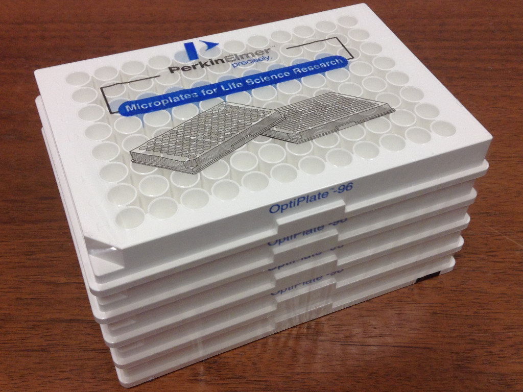 PerkinElmer – P/N: 6005291 – OptiPlate 96 – White Microplates Sample – 5 Plates