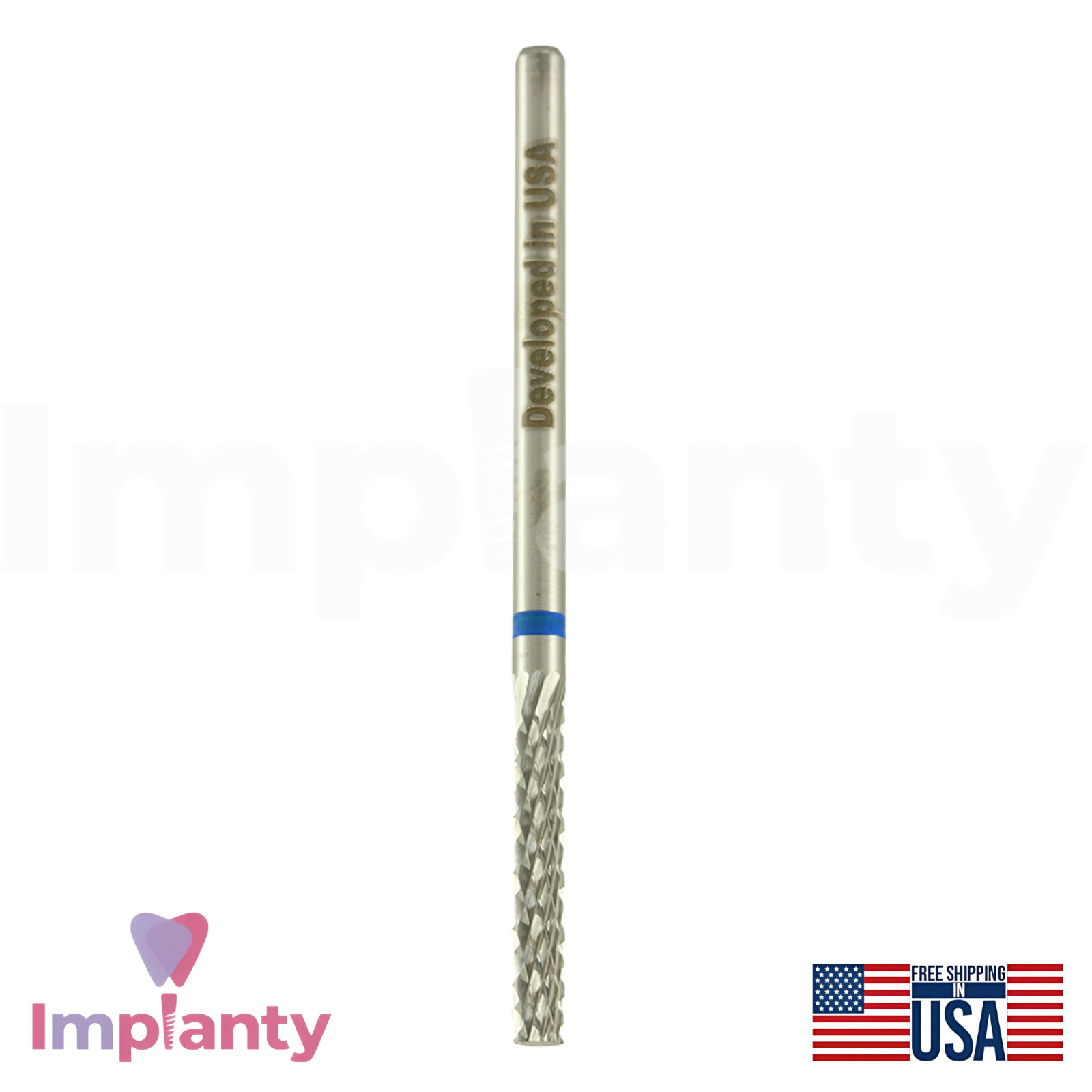 Cross Cut Standard Grit Carbide Dental Bur Ø2.3mm x 16mm 5000318 Dentistry Tool