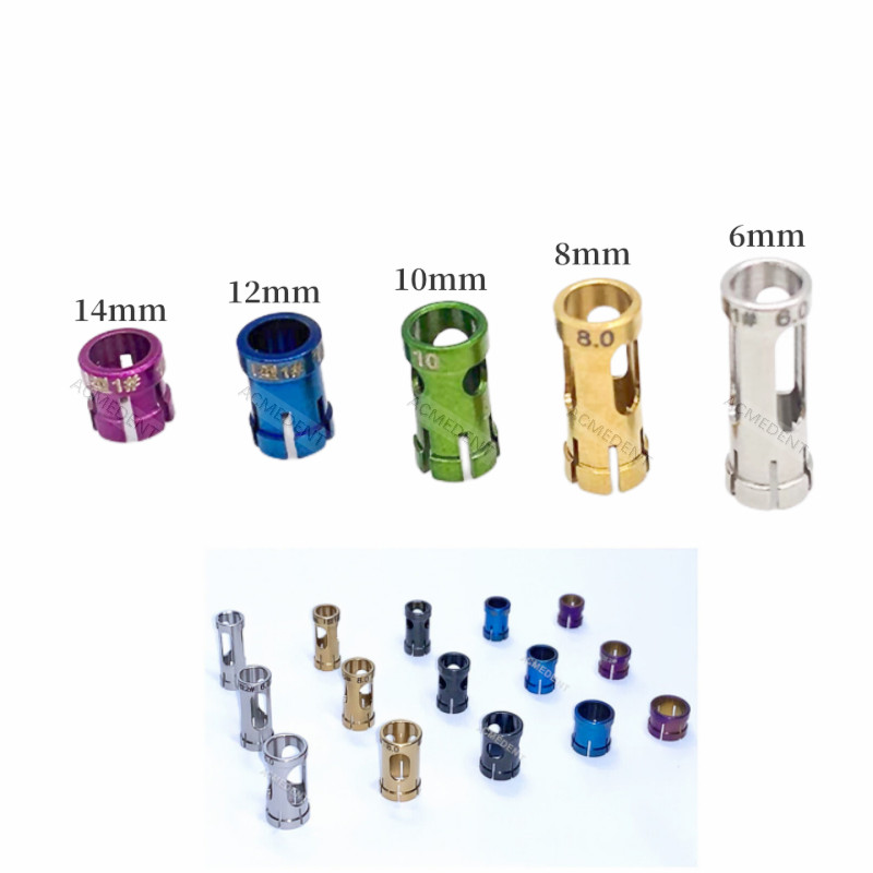 Dental Drills Fits DEN Guide Stopper Sleeve Guided Drill Safety Depth Stop Small
