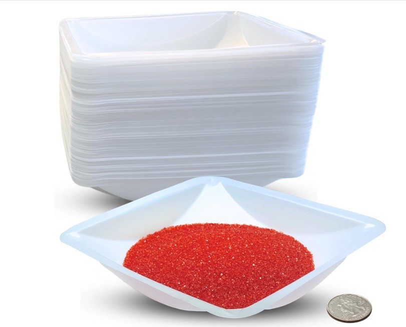 (125/Pk) PURE PONTA 330mL Disposable Large PS Weigh Dish Boat X003VP9HFB