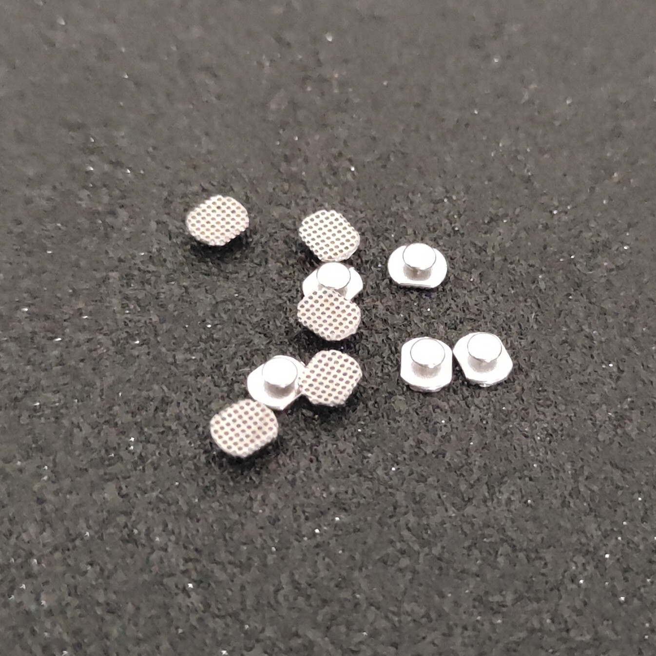 Dental Orthodontics Lingual Button 10Pcs/bag Universal Rectangular Base Bonding