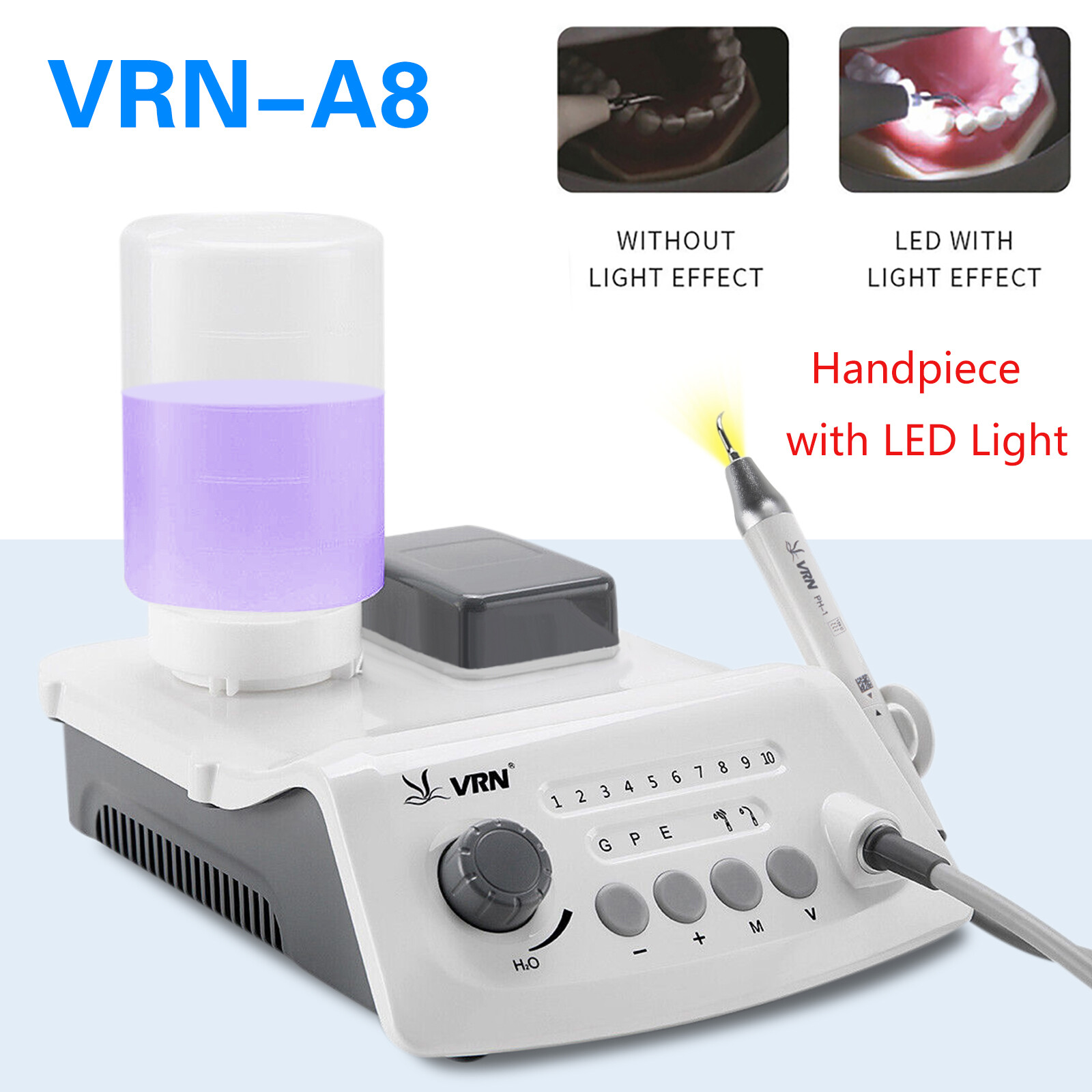 Dental Hygiene Prophy Handpiece / Ultrasonic Piezo Scaler Bottle LED Handpiece A