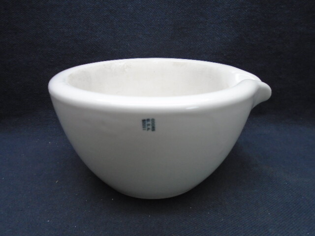 CoorsTek Coors USA 400mL Glazed Porcelain Ceramic Mortar (130mm x 80mm) 60322