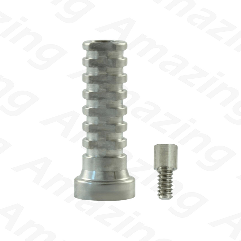 Titanium Temporary Cylinder Ti MU Sleeve Multi Unit 4.8mm Abutment Fit With Oss