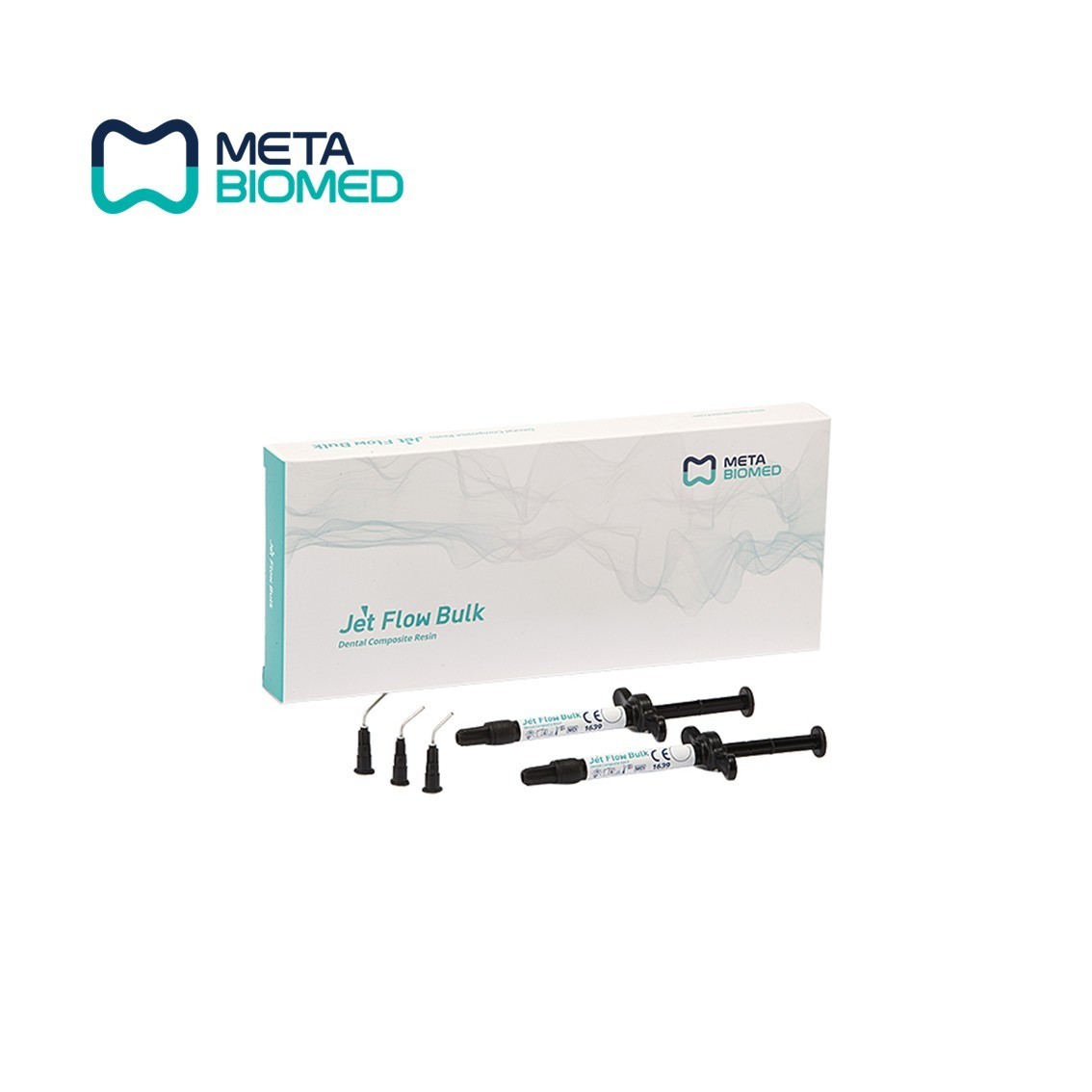Meta Biomed Jet Flow Bulk Bulk Fill Flowable Composite 2g x 2 syringes