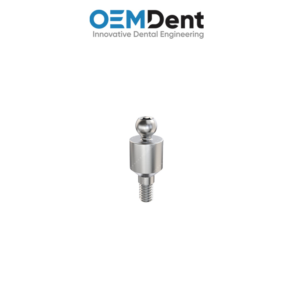 Straight Ball Attachment Slim Platform – AB Dent® Hexagon 2mm Compatible