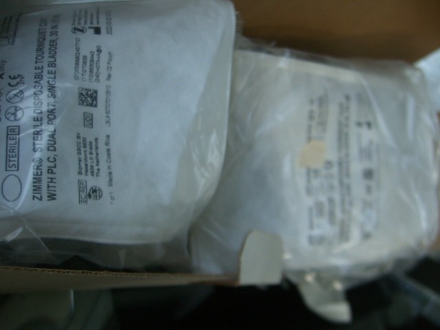 Zimmer Sterile Disposable Tourniquet Cuff 60707010500, 30″, 5 units, exp. 2027