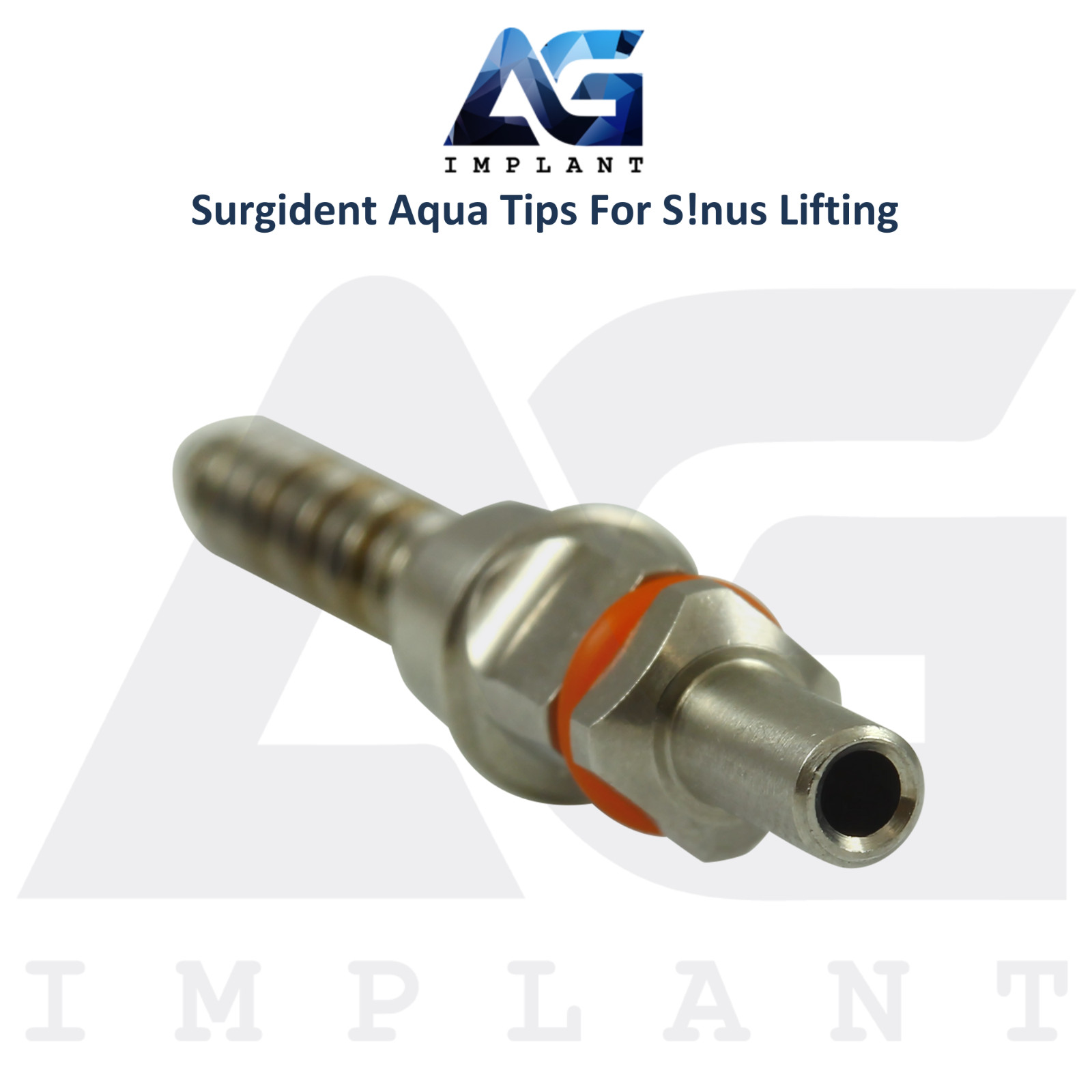 Aqua Tips Crestal S!nus Lifting Reusable Stainless Steel 5 Holes Dental Lab