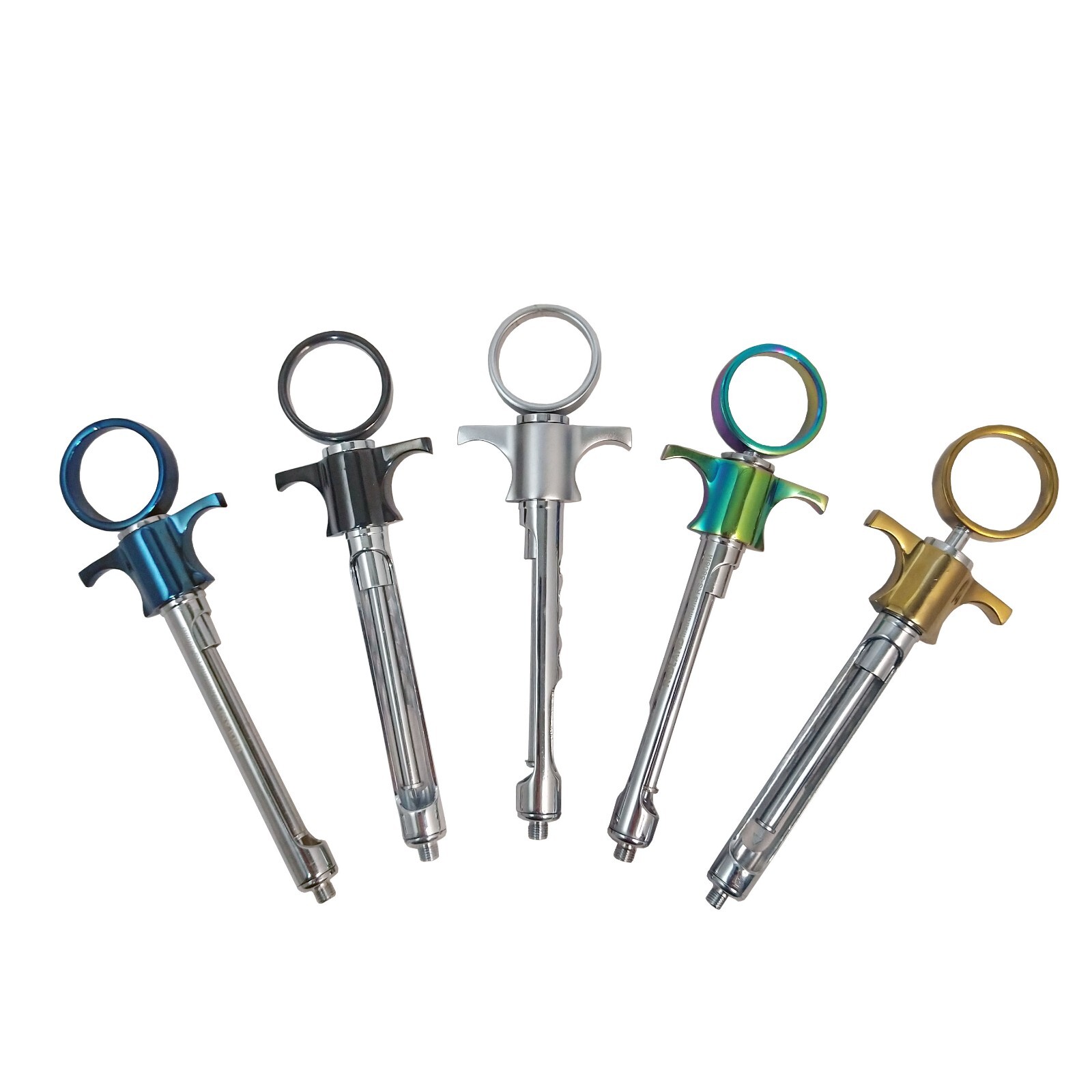CW Type Dental Std Anesthetic Aspirating 1.8mL Syringe 5 Colors Dowell Type
