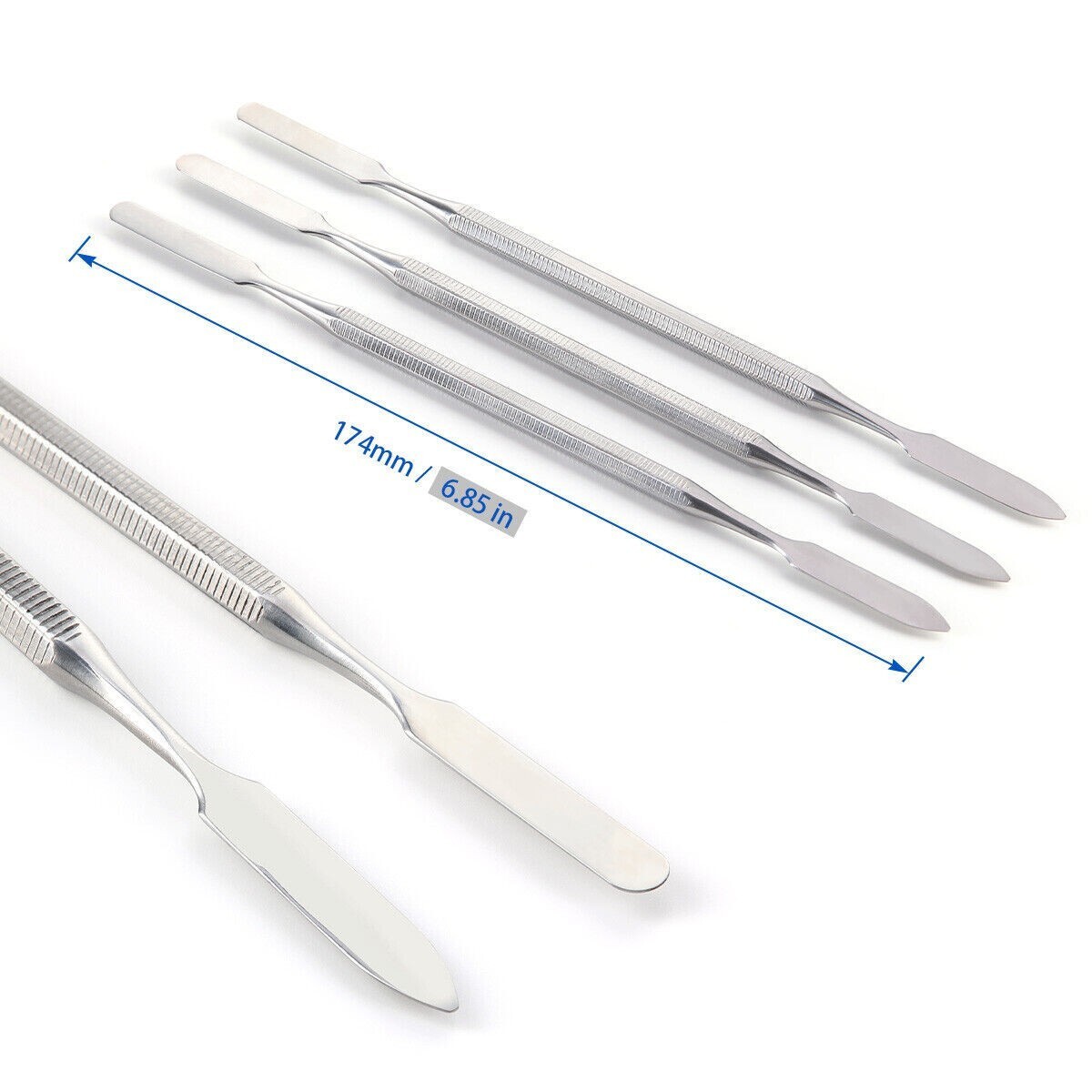 1 Pcs Dental Mixing Stainless Steel Cement Spatulas Wax Scraper Material Double