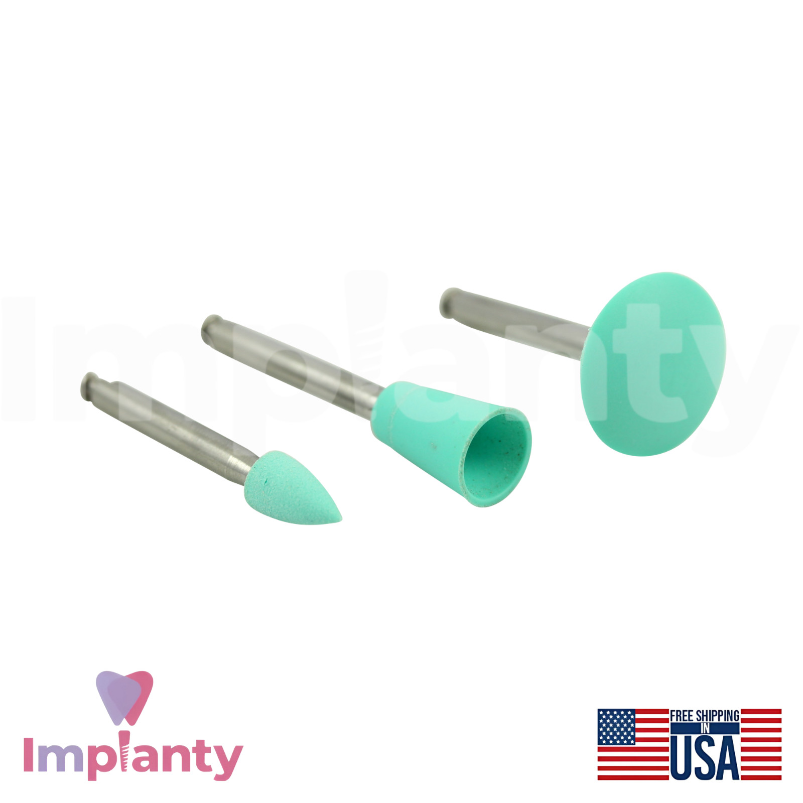 MDT Composite Dental Polishing Kit 3 Step System For High-Gloss Finish