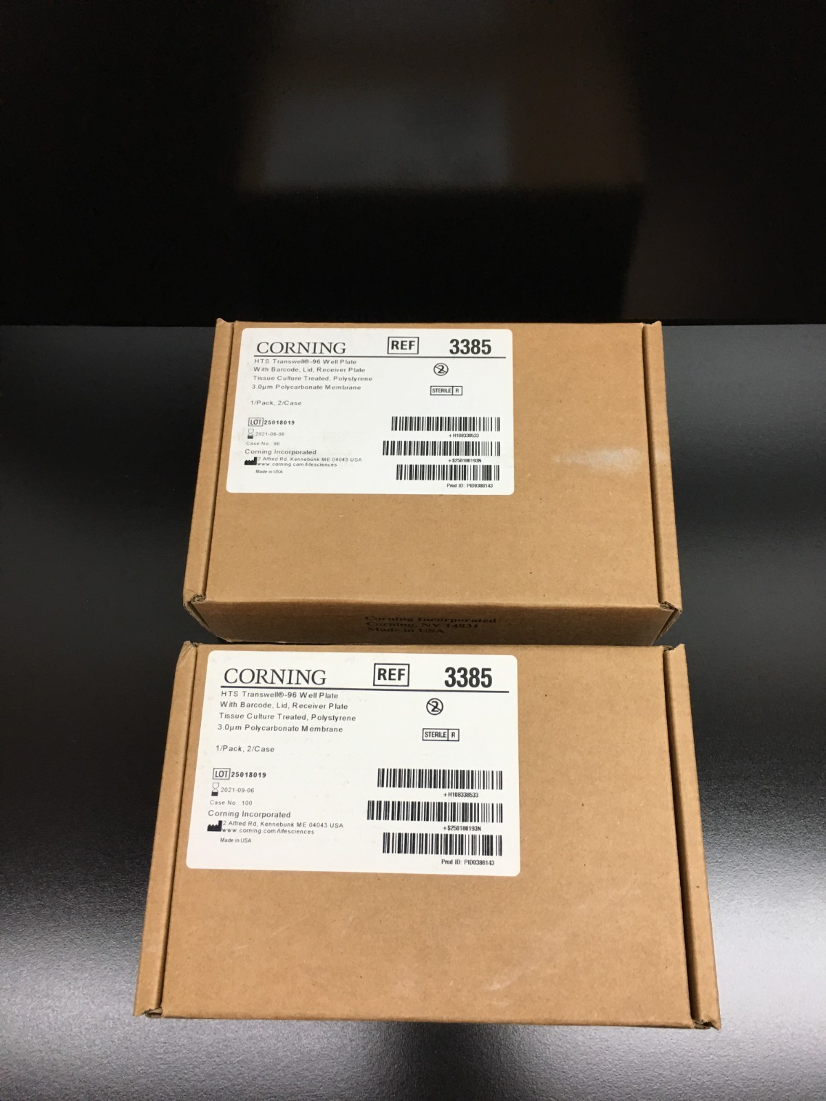 Corning REF 3385 HTS Transwell 96 Permeable Support With 3.0µm Pore Lot 2 PKS