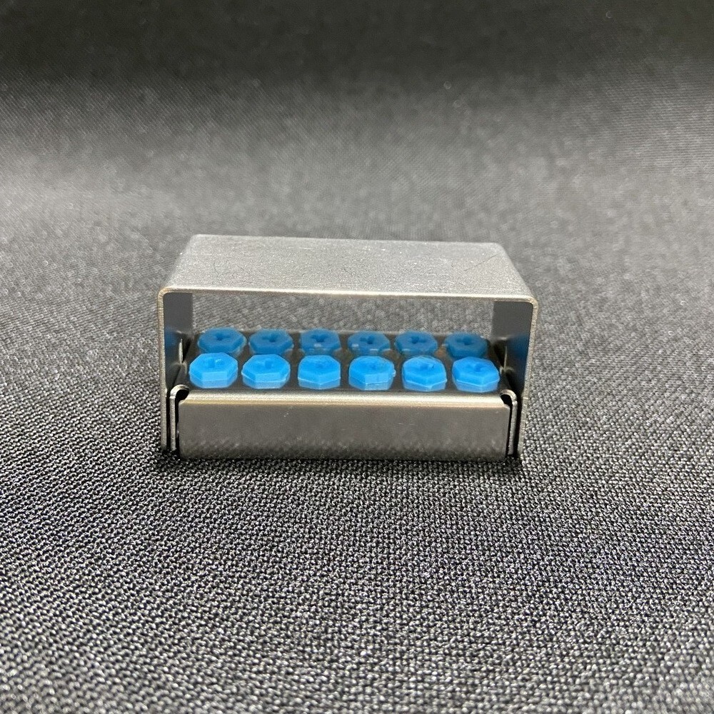 Dental Disinfection Box Implant Drill Burs Organizer Holder Block 8/12/30 Holes