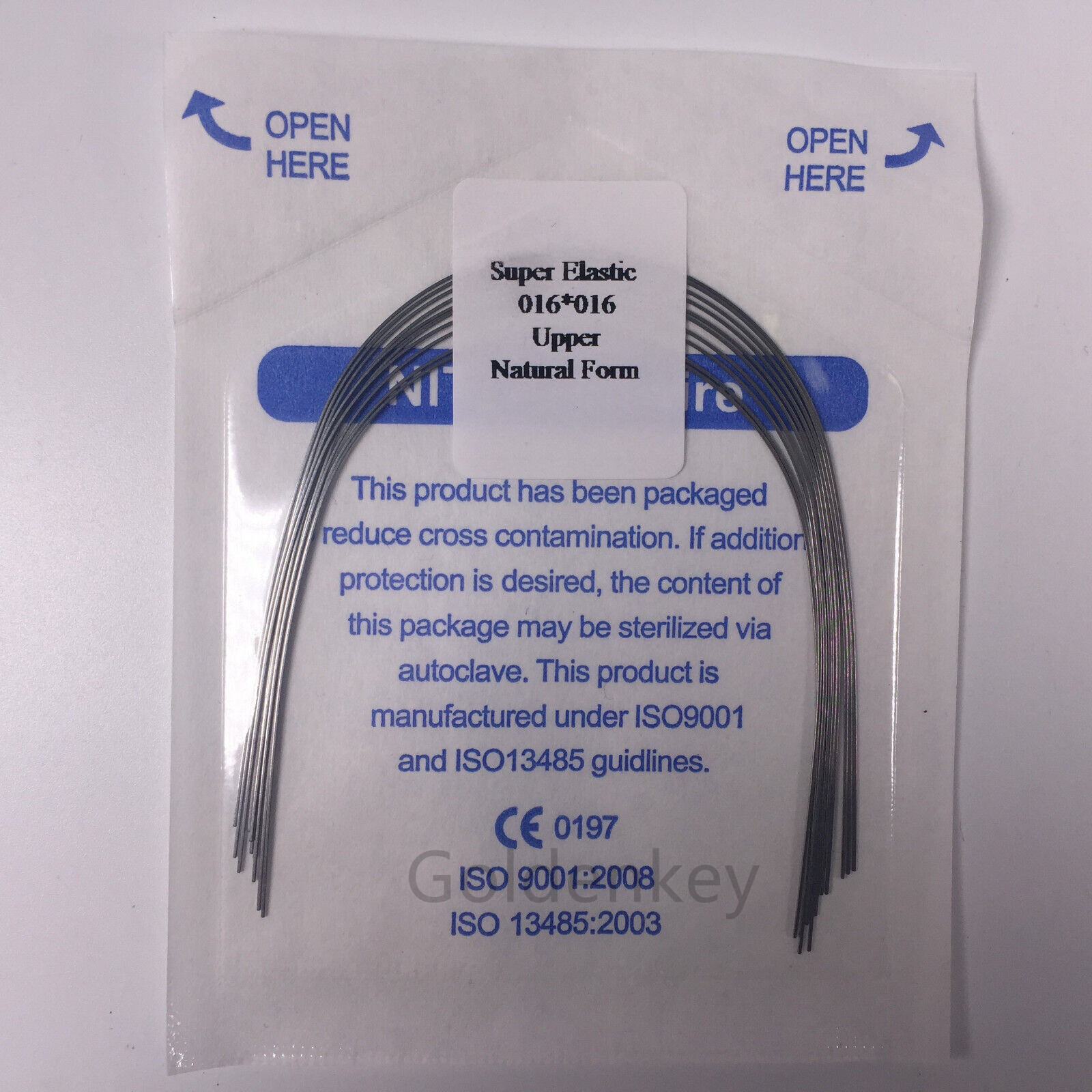 5Pack Dental Orthodontic Super Elastic Wire Niti Rectangular Arch Wires Natural