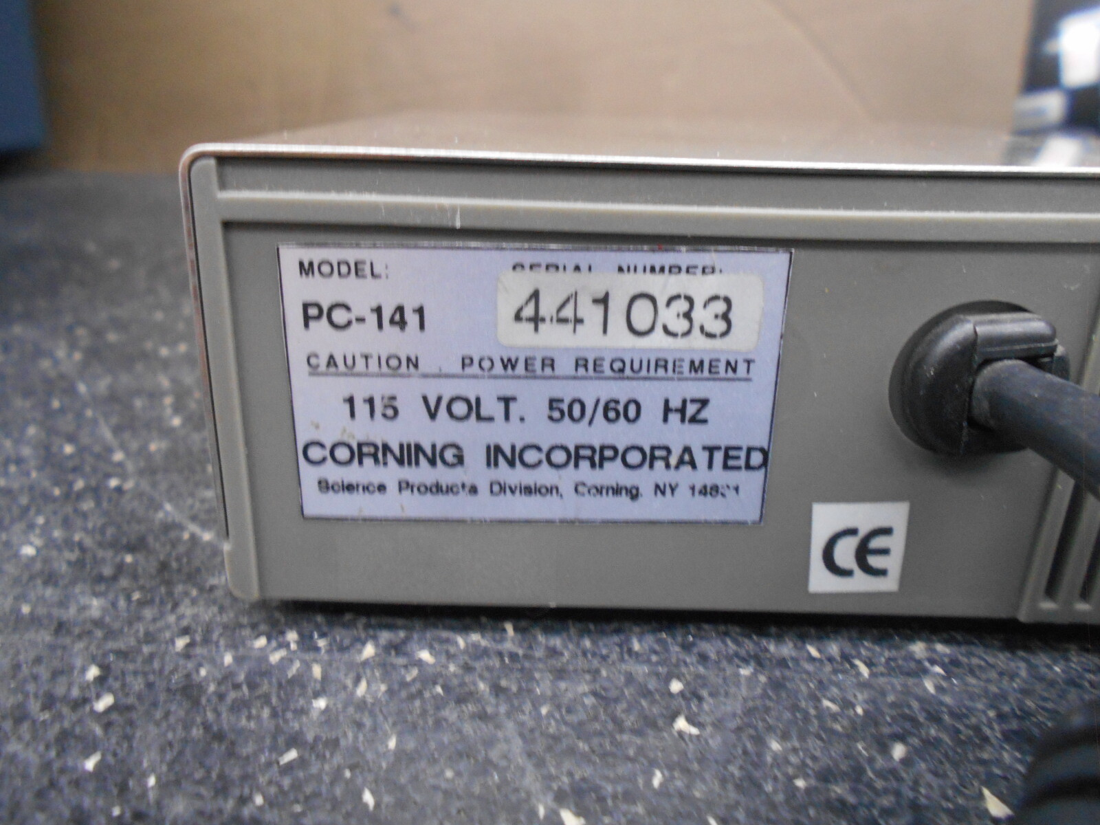 CORNING INC. PC-141 115V 50-60Hz MAGNETIC LAB STIRRER