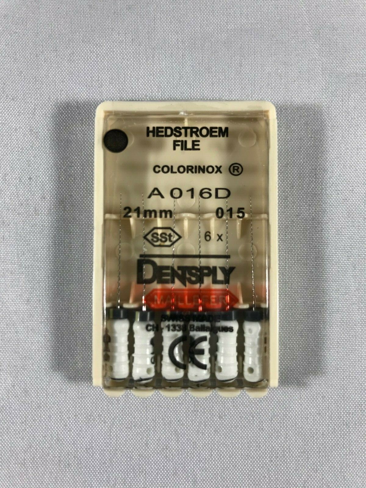 Dentsply Maillefer H-file Endodontic stainless steel 21mm All sizes 60 files/pk
