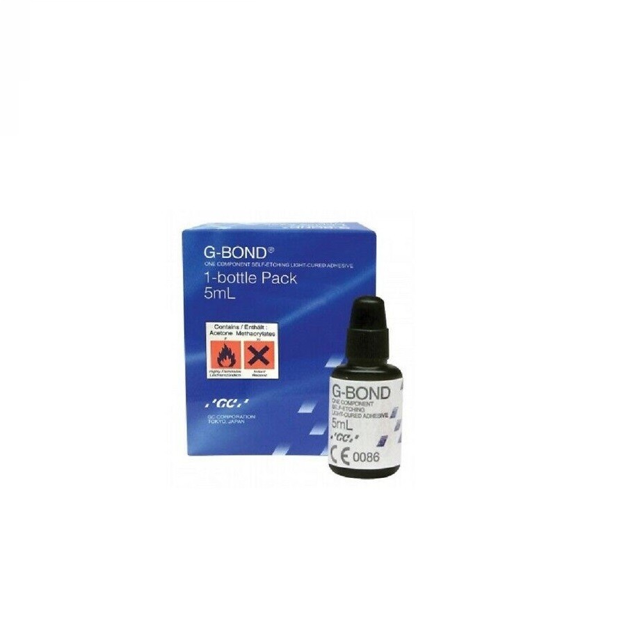 GC G Bond One Component Self Etching Light Cured Adhesive 5 ML Free II Ship