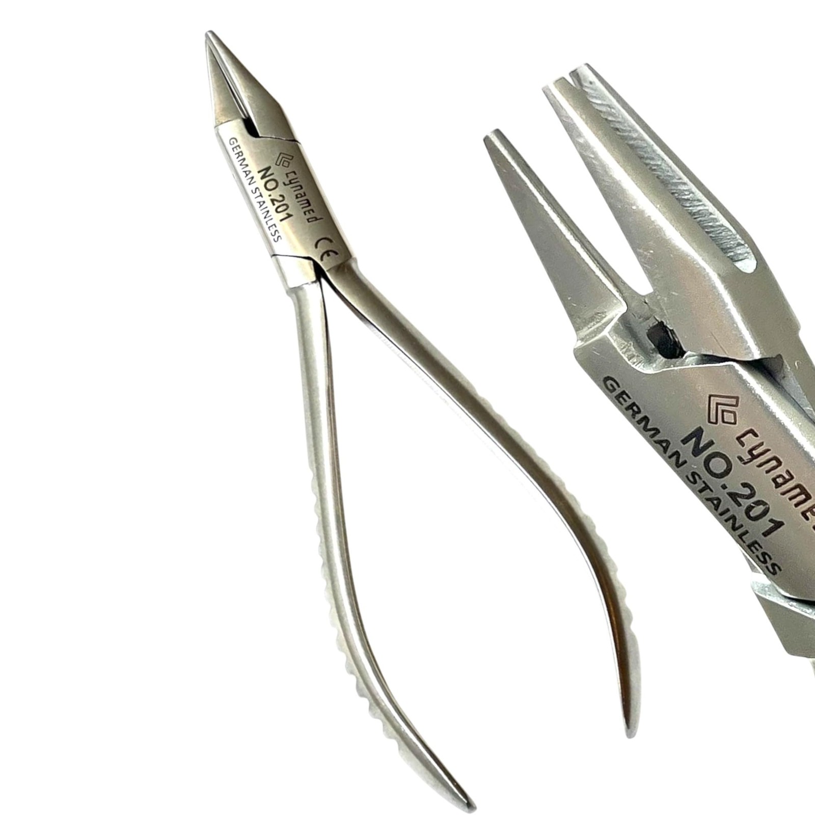 Premium German Stainless Orthodontic Aderer Plier 3 Prong Dental Wire Silver