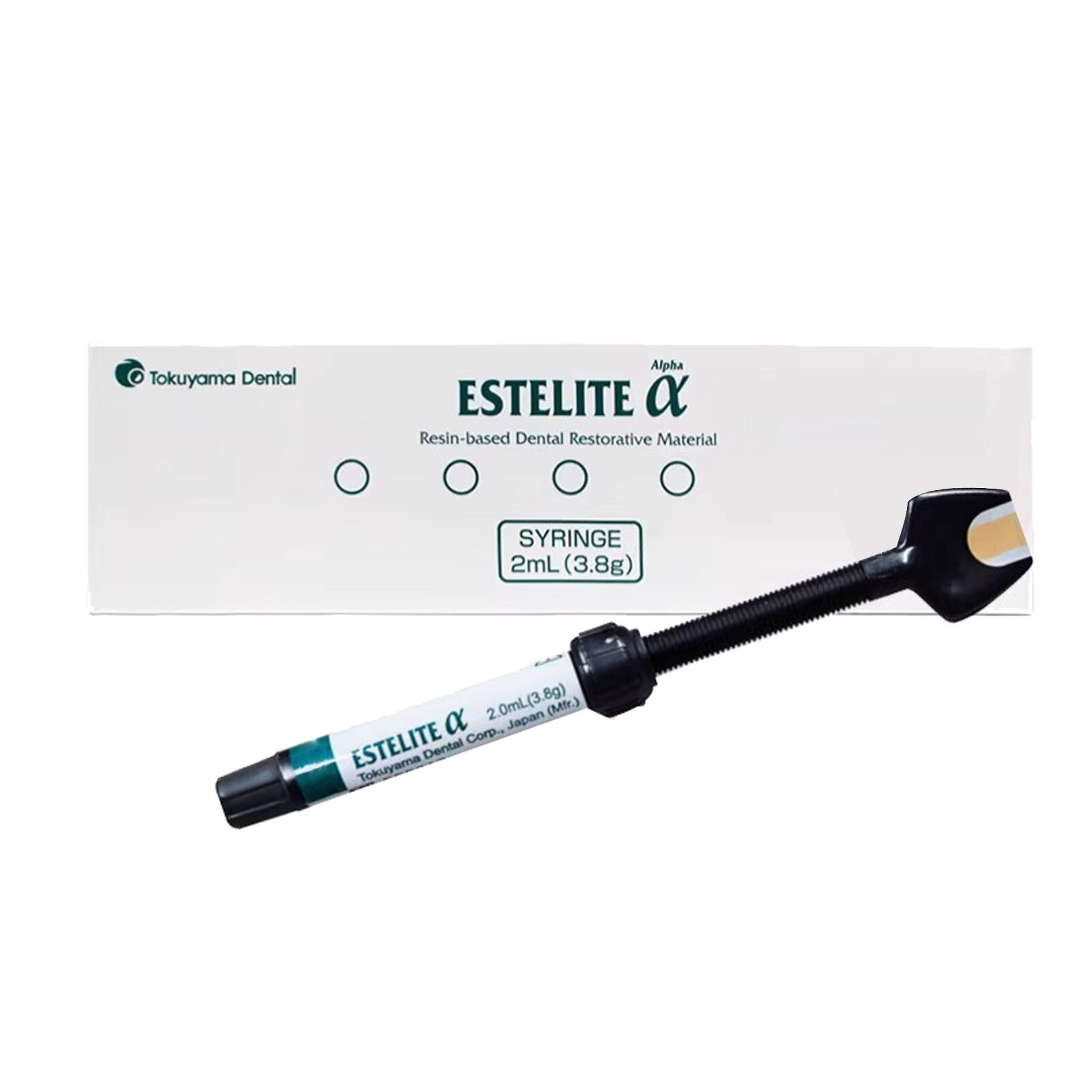 Tokuyama Dental Estelite Alpha Composite Resin 3.8g/Syringe A1/A2/A3/A3.5 Shade