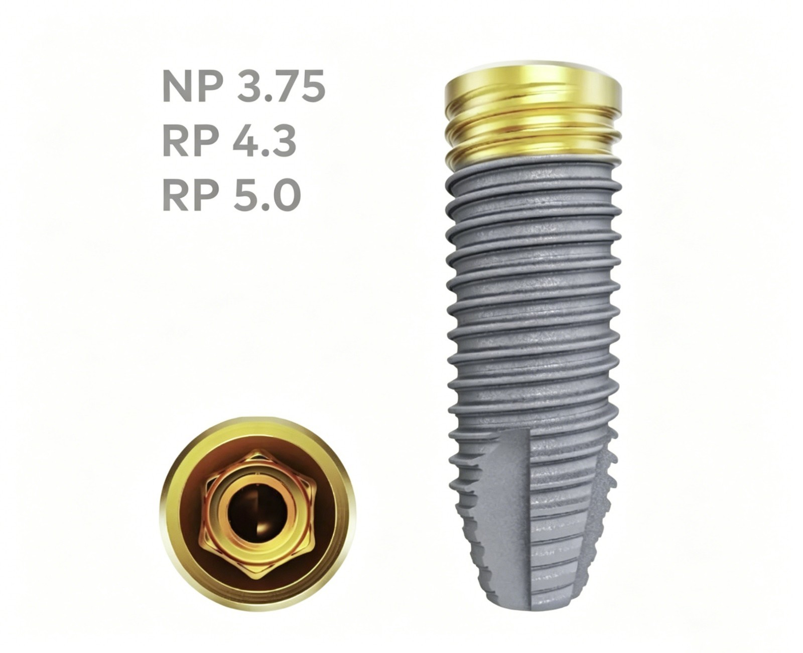 US Dental LOCATOR Abutment for NP/RP Conical Connection 1-5.0mm for NobelBiocare