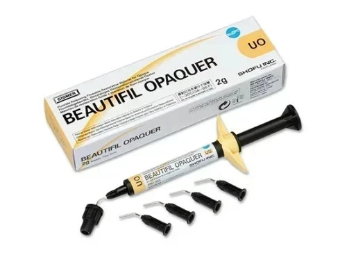 SHOFU BEAUTIFIL OPAQUER Flowable Composite 2gm UO Universal Opaque Shade Dental