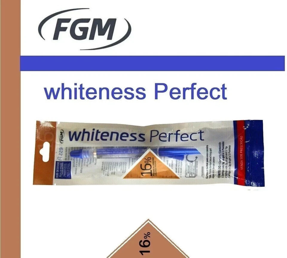 FGM Dental Whiteness Perfect 16% Home Bleach Gel 3g Syringe fast free shiping