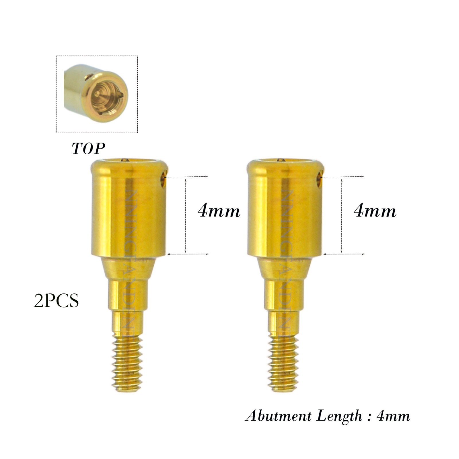 Straumann/ITI-Bone Level NC Dental Overdenture Locator Abutments For 1-5mm GH