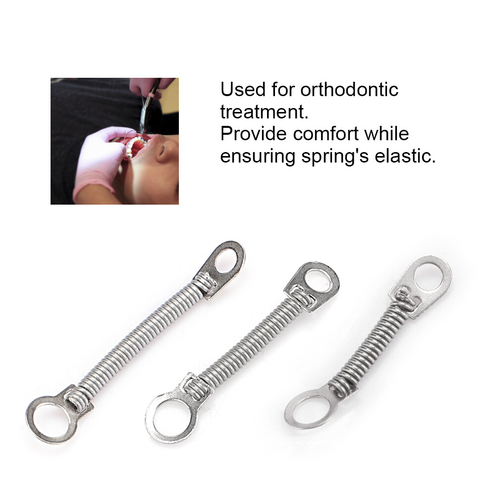 5Pks Close Coil Spring Dental Orthodontic Niti 6/9/12 Medium Force For Braces