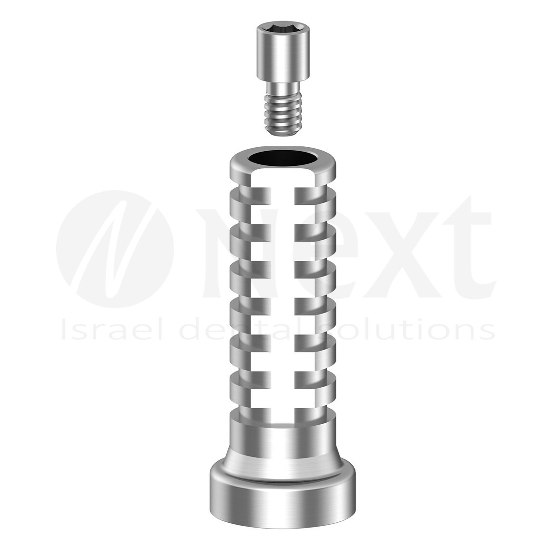 LOTx10 Straight Multi Unit abutment attachment 6 mm titanium sleeve screw 1.4 mm