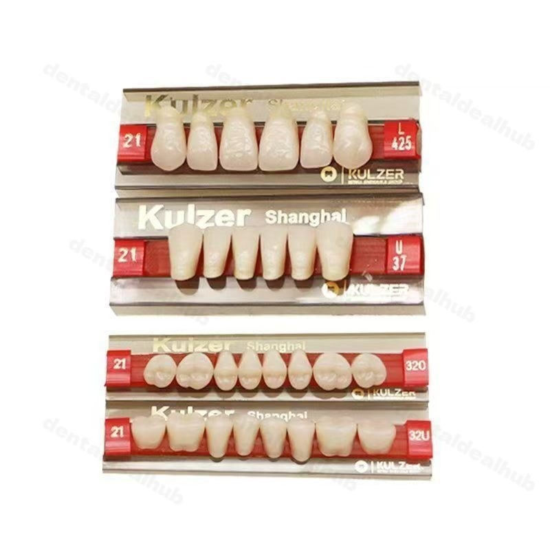 3 Layer Synthetic Resin Teeth Kit 3 Sets Box for Denture Making