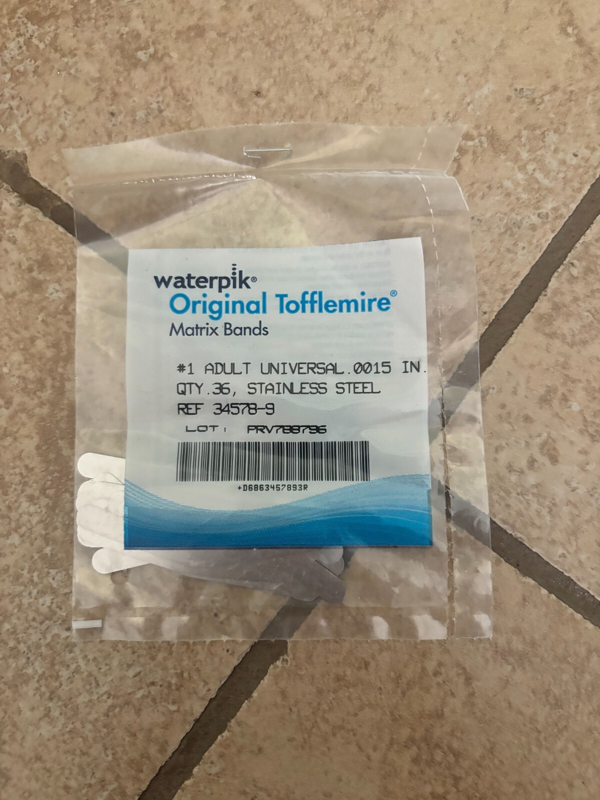 SIMLAB USE ONLY Waterpik Original Tofflemire Matrix Bands and Wooden Wedges