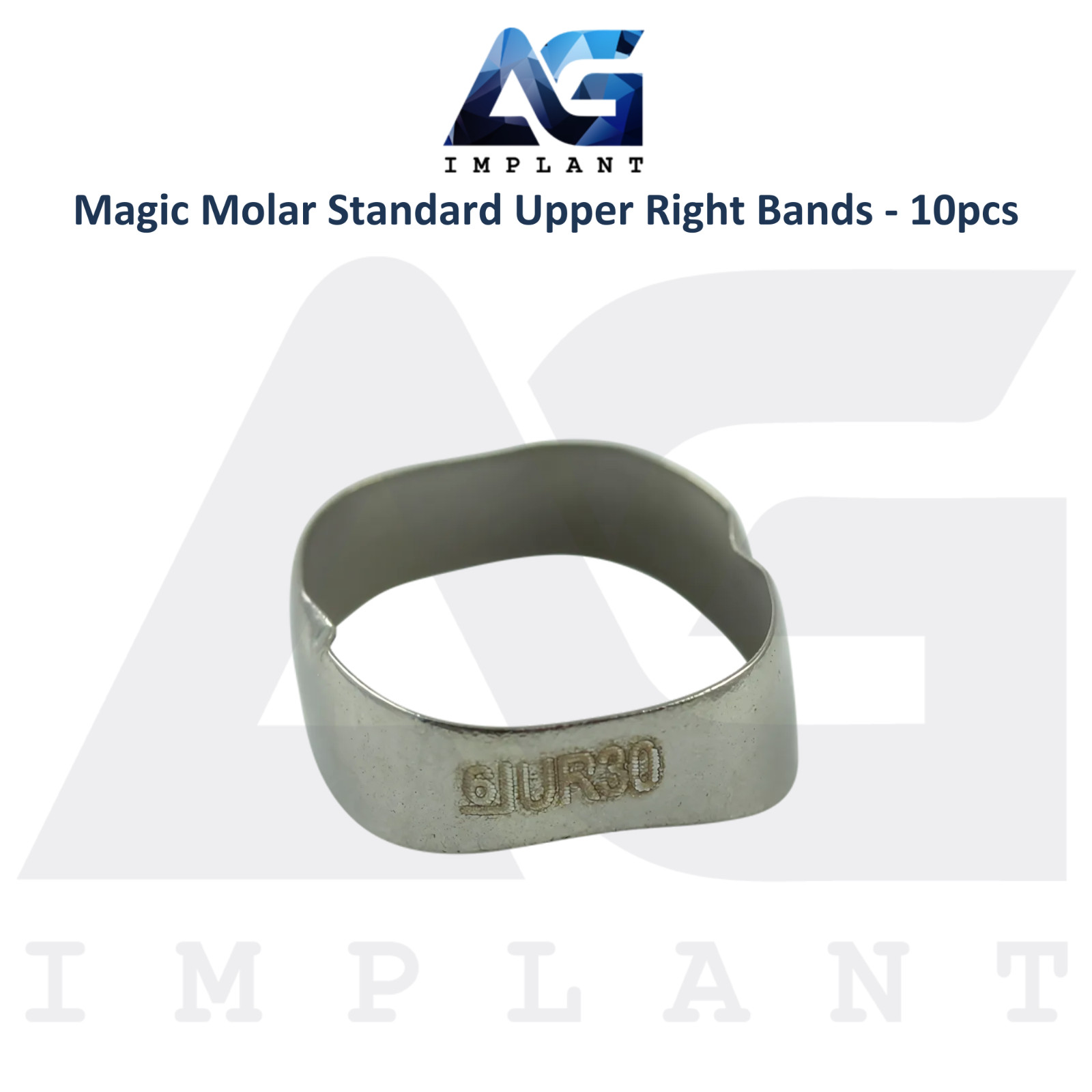 Magic Molar Standard Upper Right Ortho Bands 10pcs Solid Anchor Dental Procedure