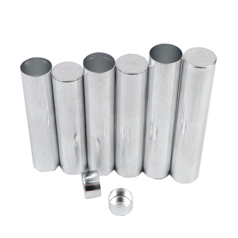 100Pcs Empty Dental Aluminium Cartridge Tubes for Load Resin Particles – 25.5mm