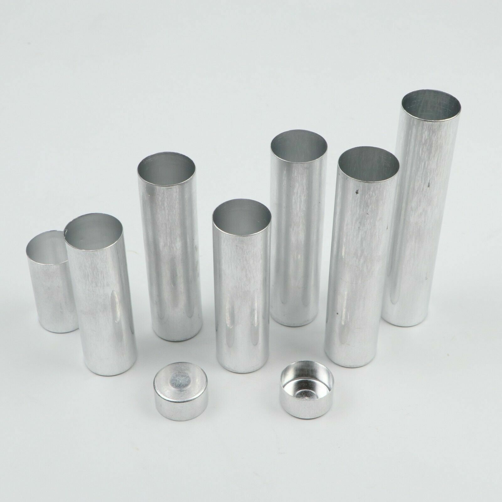 100Pcs Empty Dental Aluminium Cartridge Tubes for Load Resin Particles – 25.5mm