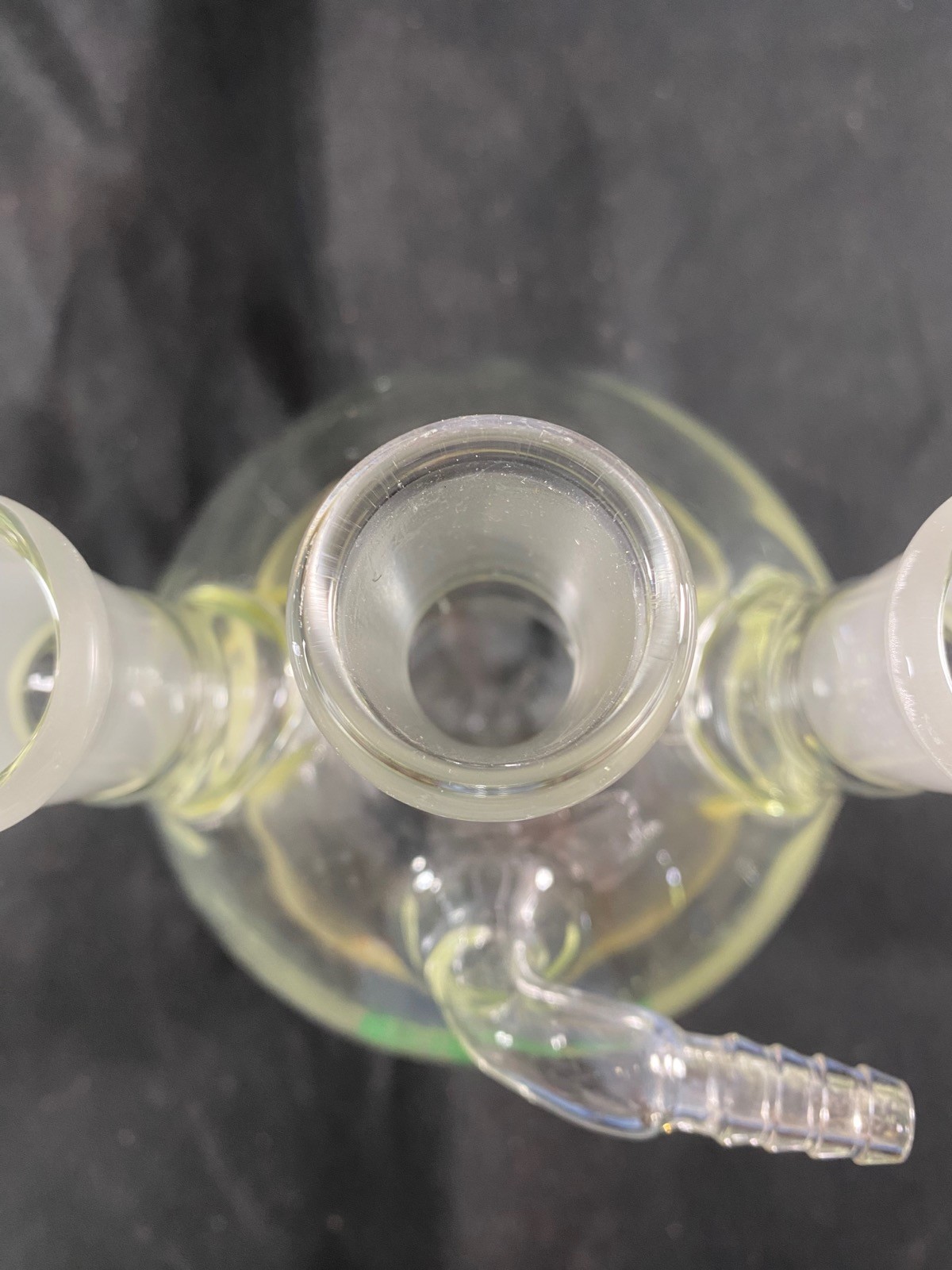 CHEMGLASS 500mL 24/40 Heavy Wall Round Bottom 3-Neck Jacketed Flask CG-1538-01