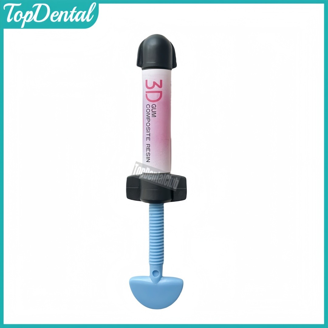 Gingiva Colored Dental 3D Gum Composite Resin Gingiva Aesthetic Pink Resin 4g
