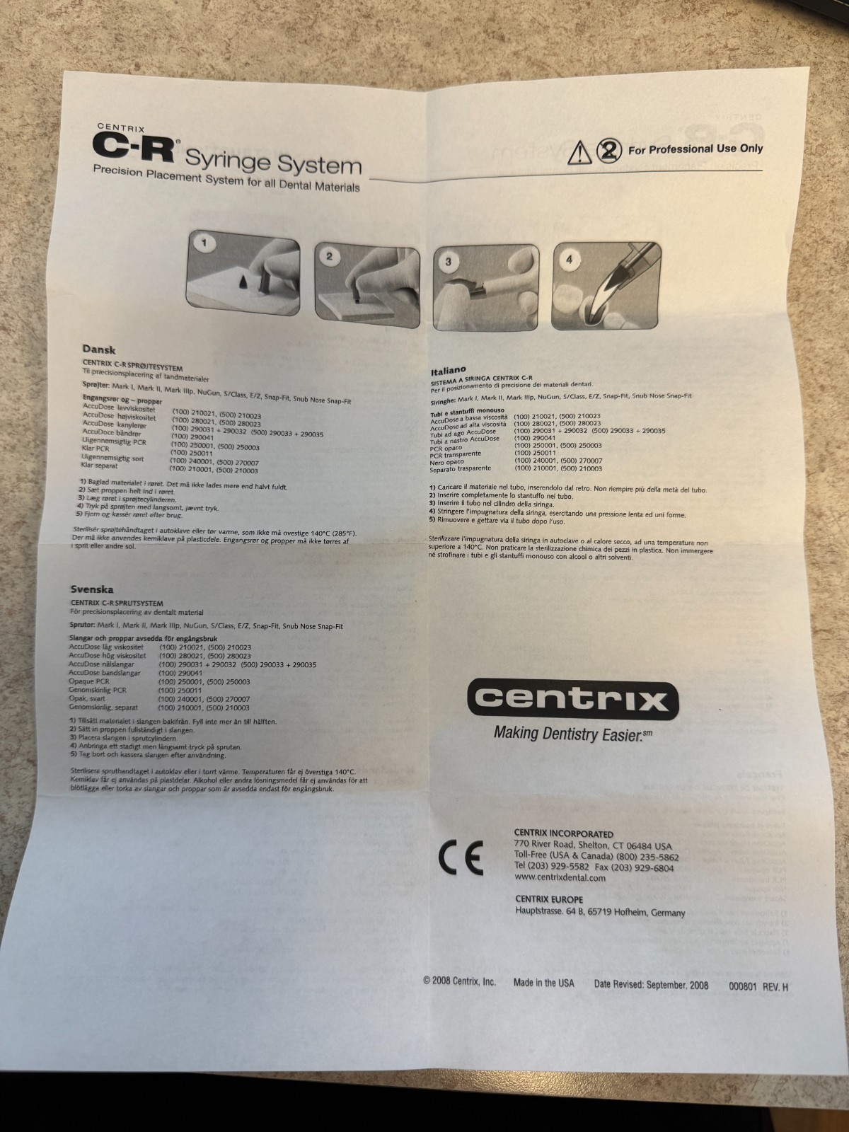 Centrix PCR Opaque Disposable Tubes (100 ct) & Plugs (100 ct) for CR Delivery