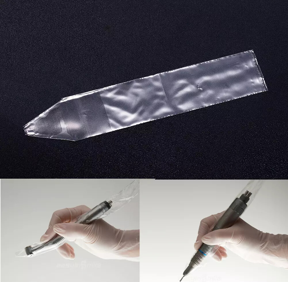 500 Pcs Dental Low Speed Handpiece Disposable Protective 1.5″x 8″ Sensor Sleeves