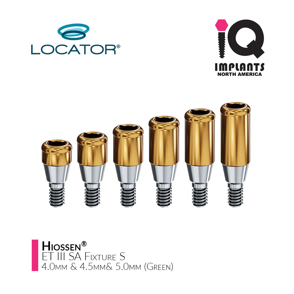 Zest LOCATOR Original for HIOSSEN ET III SA Fixture S 4.0/4.5/5.0 Platform (Gree
