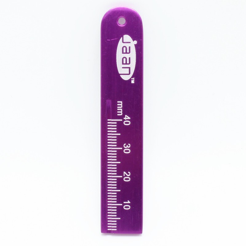 6 Pcs Aluminium Dental Endo Rulers Span Measure Scale Endodontic Dentist Tools